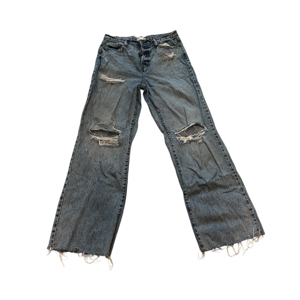 Altered State Women’s Wide Leg Ripped Distressed Jeans - Picture 9 of 9
